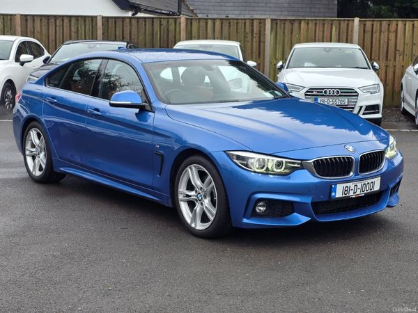 BMW 4-Series Saloon, Petrol, 2018, Blue