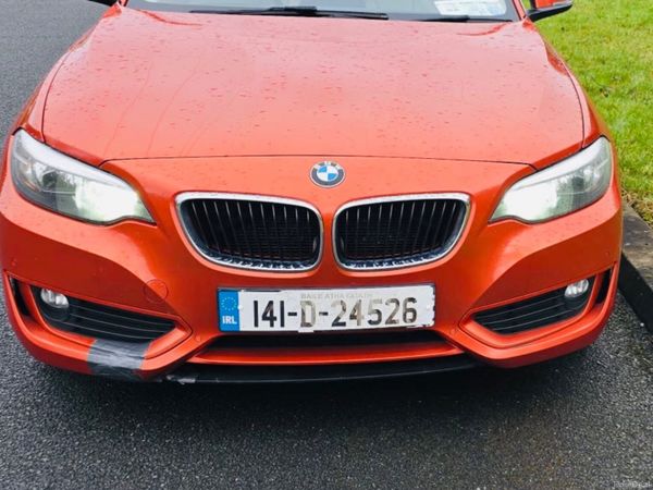 BMW 2-Series Coupe, Diesel, 2014, Orange