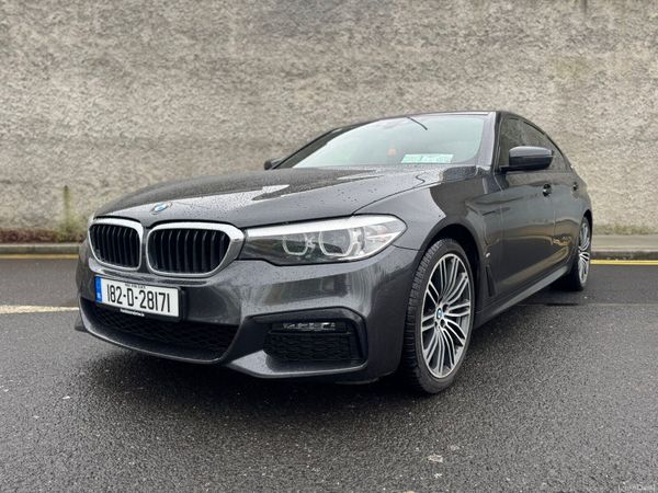 BMW 5-Series Saloon, Petrol Plug-in Hybrid, 2018, Grey