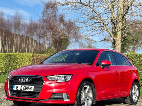Audi A3 Hatchback, Petrol, 2018, Red