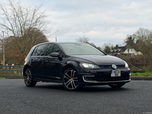 Volkswagen Golf Hatchback, Petrol Plug-in Hybrid, 2015, Black