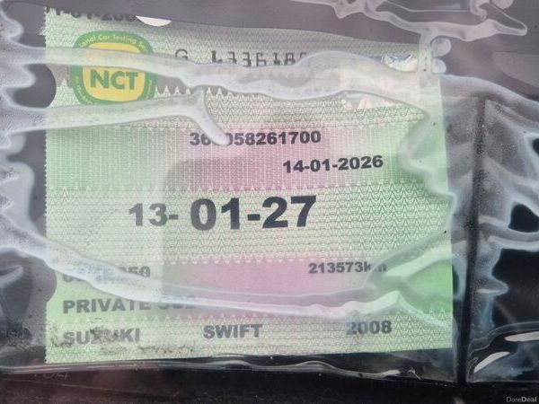 Suzuki Swift Hatchback, Petrol, 2008, Black