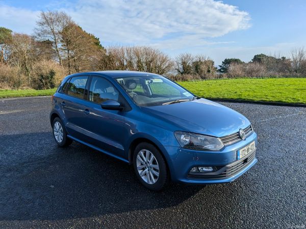 Volkswagen Polo Hatchback, Petrol, 2017, Blue