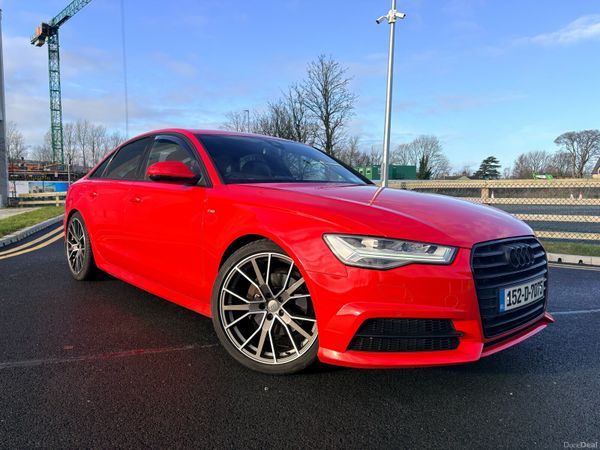 Audi A6 Saloon, Diesel, 2015, Red