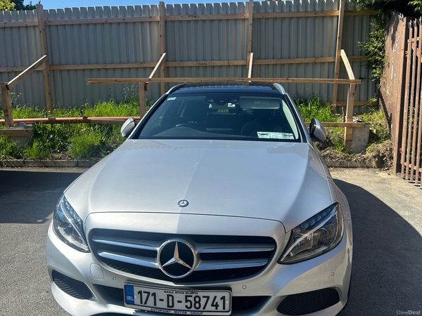 Mercedes-Benz C-Class Estate, Petrol Plug-in Hybrid, 2017, Silver