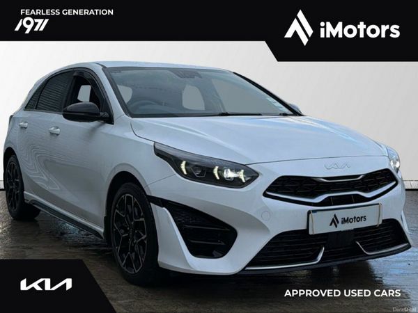 Kia Ceed Hatchback, Diesel Hybrid, 2024, White