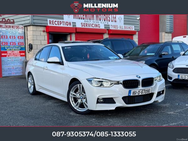 BMW 3-Series Saloon, Petrol Plug-in Hybrid, 2016, White