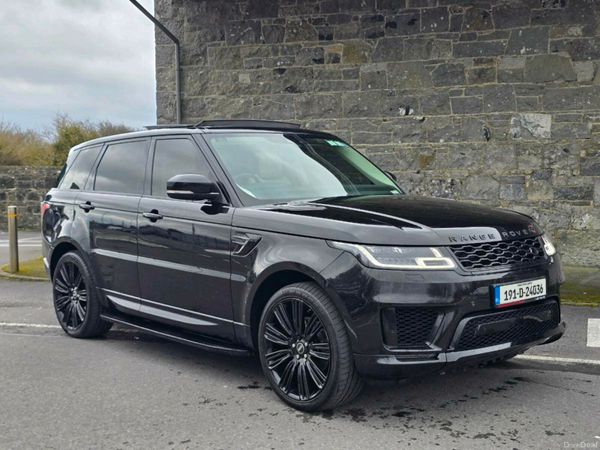 Land Rover Range Rover Sport SUV, Diesel, 2019, Black