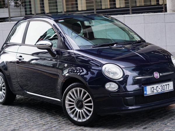 Fiat 500 Hatchback, Petrol, 2012, Blue