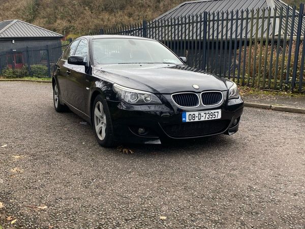 BMW 5-Series Saloon, Diesel, 2008, Black
