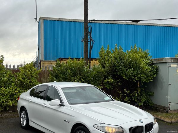 BMW 5-Series Saloon, Diesel, 2013, White