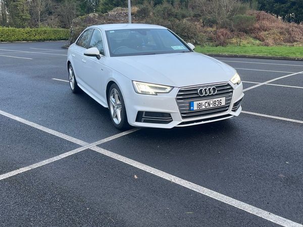 Audi A4 Saloon, Diesel, 2018, White