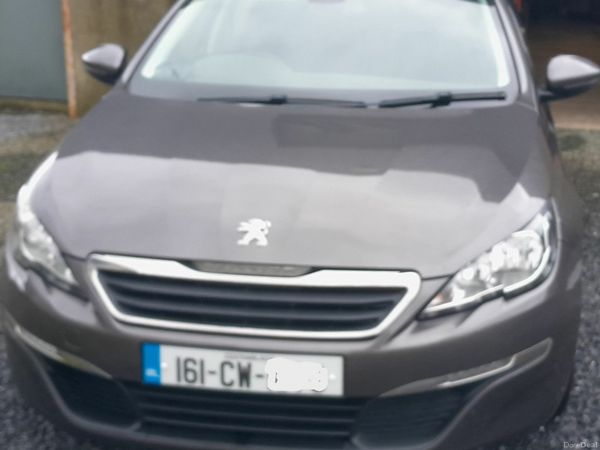 Peugeot 308 Hatchback, Diesel, 2016, Grey