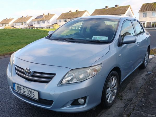 Toyota Corolla Saloon, Petrol, 2008, Blue
