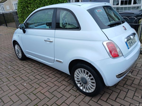 Fiat 500 Hatchback, Petrol, 2008, Blue