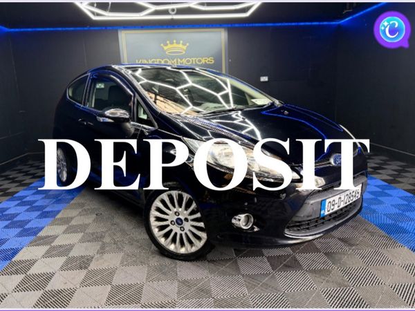 Ford Fiesta Hatchback, Petrol, 2009, Black