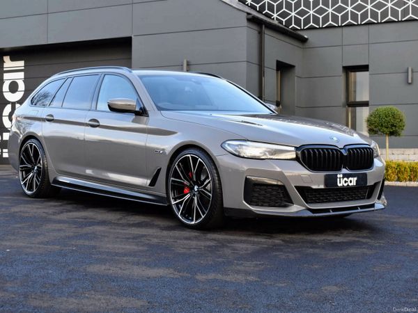 BMW 5-Series Estate, Electric, 2022, Grey
