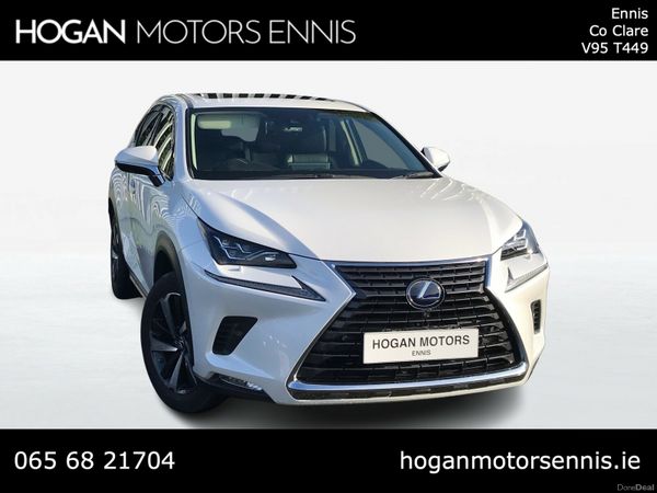 Lexus NX SUV, Petrol Hybrid, 2020, White