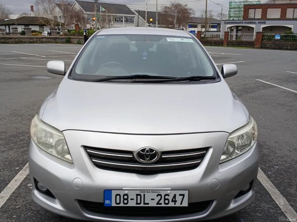 Toyota Corolla Saloon, Petrol, 2008, Silver