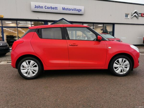 Suzuki Swift Hatchback, Petrol Hybrid, 2023, Red