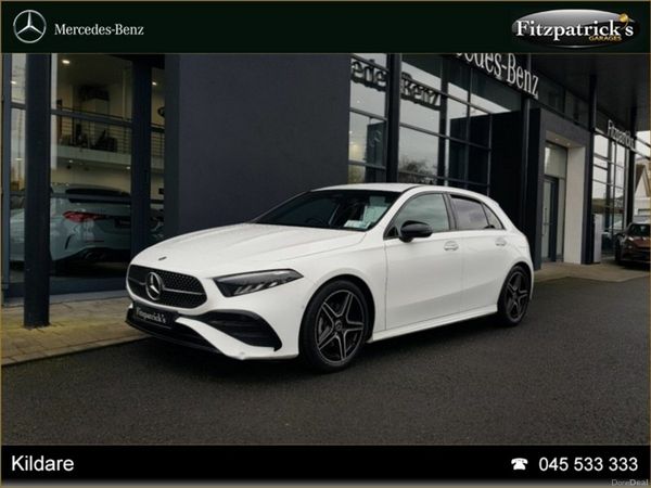 Mercedes-Benz A-Class Hatchback, Petrol Hybrid, 2023, White