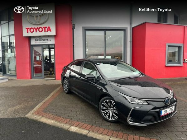 Toyota Corolla Saloon, Petrol Hybrid, 2019, Black