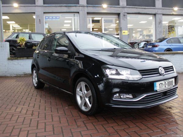 Volkswagen Polo Hatchback, Petrol, 2017, Black