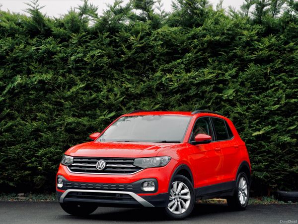 Volkswagen T-Cross Hatchback, Diesel, 2019, Red