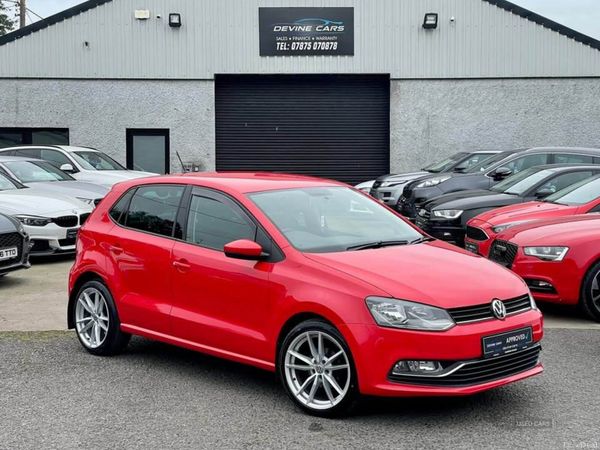 Volkswagen Polo Hatchback, Diesel, 2016, Red