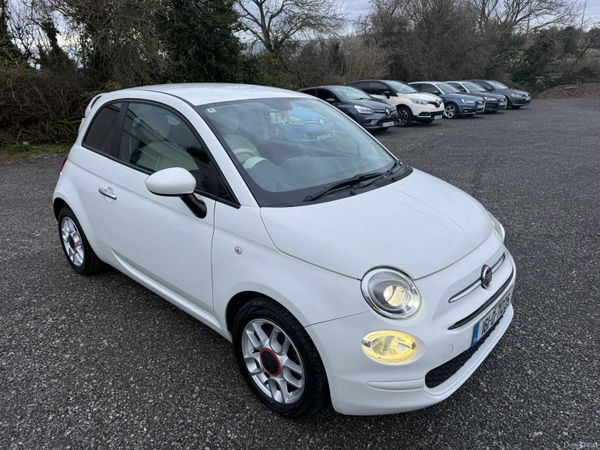 Fiat 500 Hatchback, Petrol, 2016, White