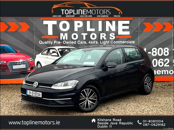 Volkswagen Golf Hatchback, Diesel, 2017, Black