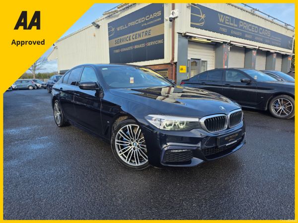 BMW 5-Series Saloon, Petrol Plug-in Hybrid, 2018, Black
