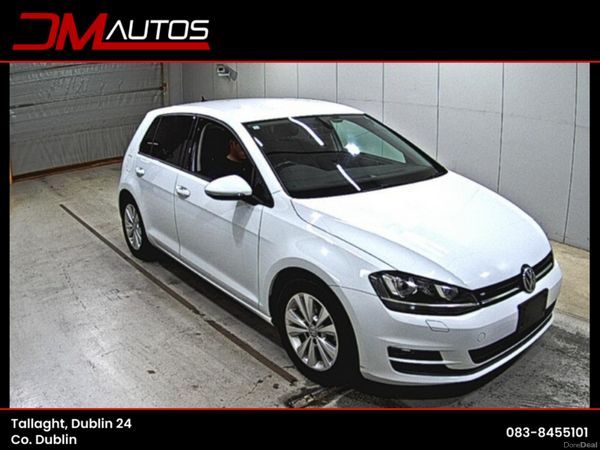 Volkswagen Golf Hatchback, Petrol Hybrid, 2014, White