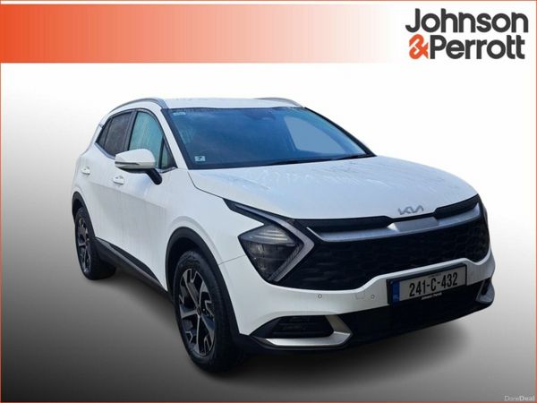 Kia Sportage SUV, Petrol Hybrid, 2024, White
