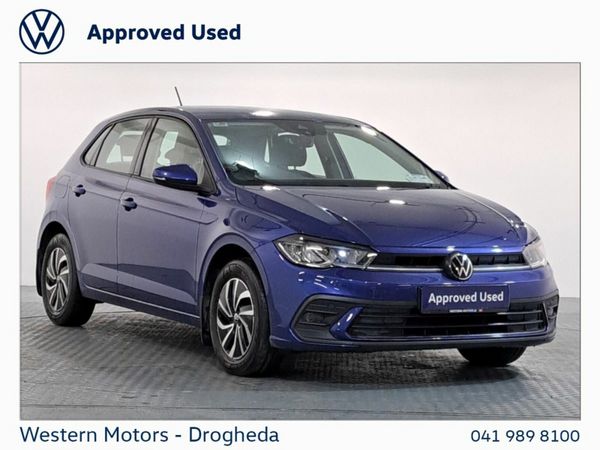 Volkswagen Polo Hatchback, Petrol, 2023, Blue