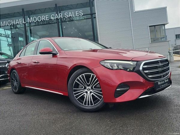 Mercedes-Benz E-Class Saloon, Diesel Hybrid, 2026, Red
