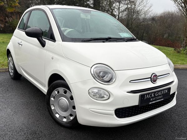 Fiat 500 Hatchback, Petrol, 2016, White