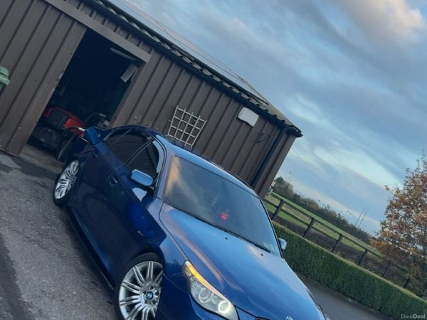 BMW 5-Series Saloon, Diesel, 2009, Blue