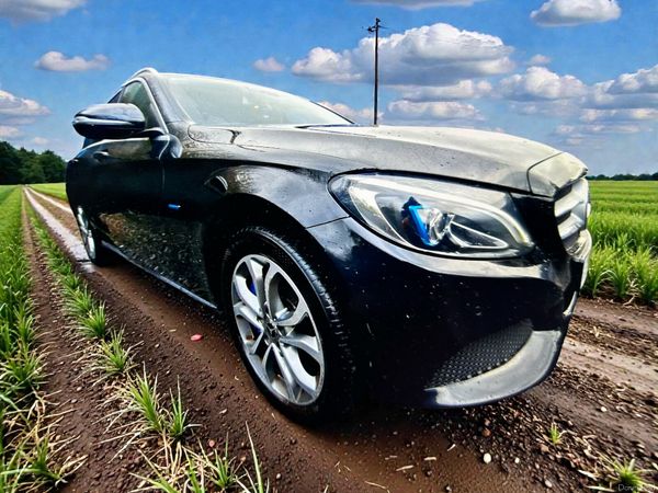 Mercedes-Benz C-Class Estate, Petrol Plug-in Hybrid, 2017, Black