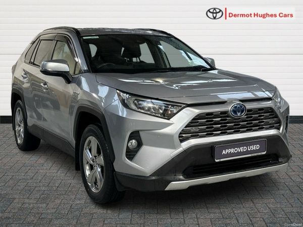 Toyota RAV4 SUV, Petrol Hybrid, 2021, Silver