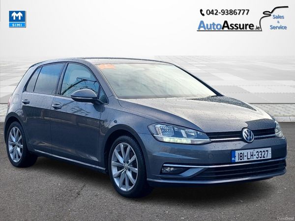 Volkswagen Golf Hatchback, Diesel, 2018, Grey