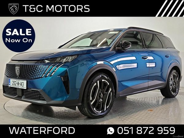 Peugeot 5008 SUV, Electric, 2025, Blue