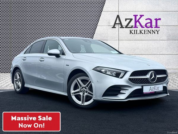 Mercedes-Benz A-Class Saloon, Petrol Hybrid, 2020, Silver