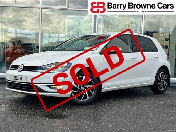 Volkswagen Golf Hatchback, Diesel, 2019, White