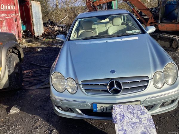 Mercedes-Benz CLK Coupe, Petrol, 2007, Silver