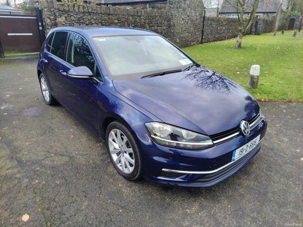 Volkswagen Golf Hatchback, Diesel, 2019, Blue