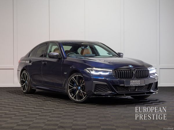 BMW 5-Series Saloon, Petrol Plug-in Hybrid, 2022, Black