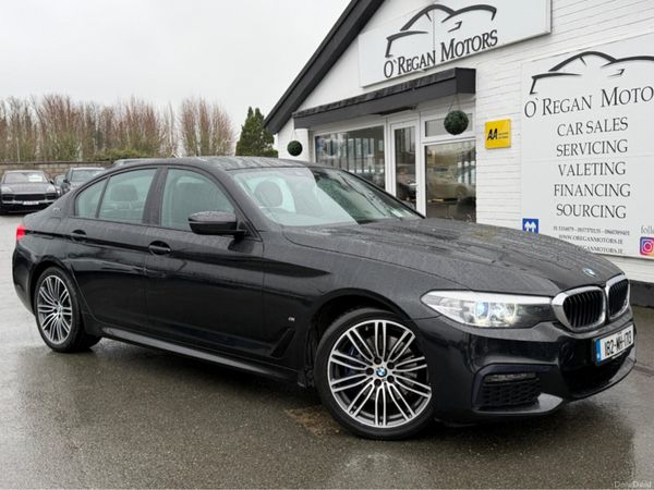 BMW 5-Series Saloon, Petrol Plug-in Hybrid, 2018, Black
