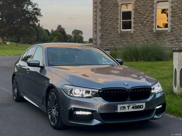 BMW 5-Series Saloon, Diesel, 2017, Blue