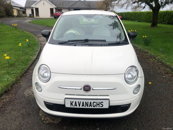 Fiat 500 Hatchback, Petrol, 2013, White